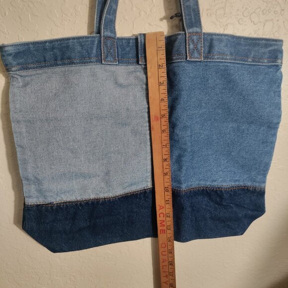 #DG2 by Diane Gilman‎ Anniversary Denim Tote Bag - Patchwork - Picture 4 of 6